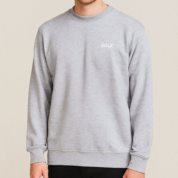 Golf Wang Mini Logo Crewneck Pullover Grey Size Medium‎ - Picture 1 of 4